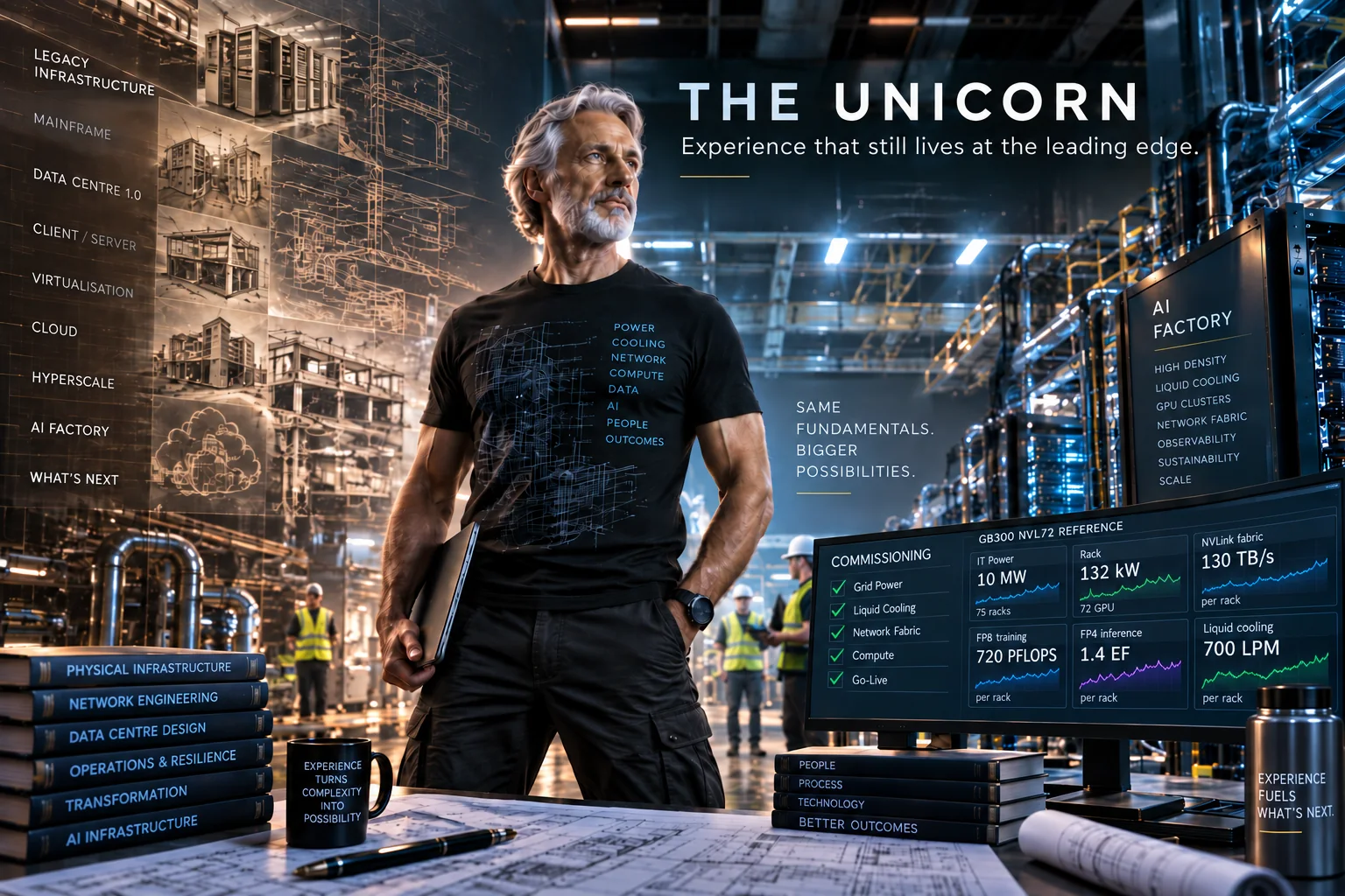 The Unicorn. Thirty years across every era of infrastructure, from mainframe to the AI factory, and still at the leading edge.