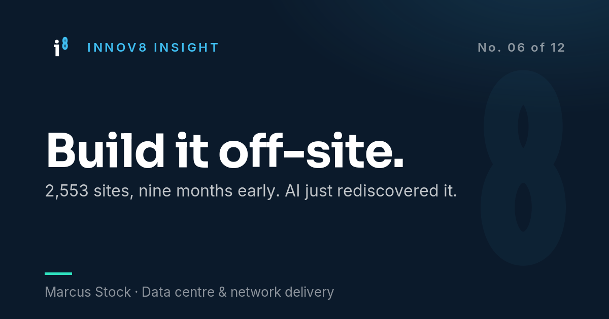 Innov8 Insight. Build it off-site.
